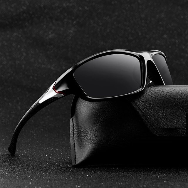 WSZ Sportsonnenbrille, Vollrand, Kunststoff, Schwarz, Unisex - Bild 1