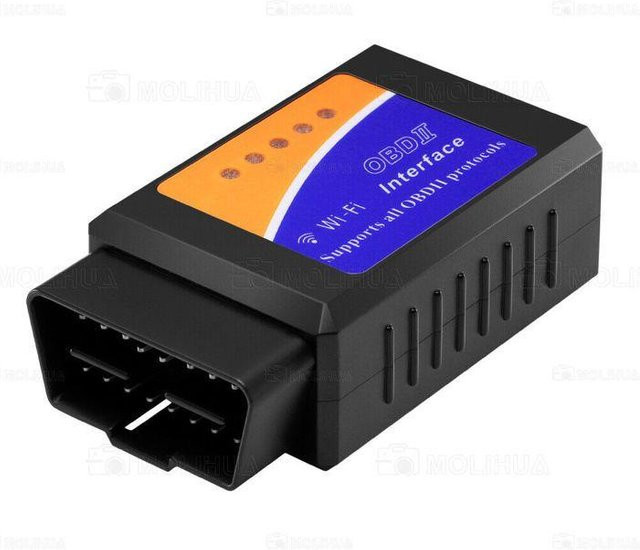Techtrusty ELM327 OBD2 Diagnosegerät mit Bluetooth und WIFI in Schwarz - Bild 1