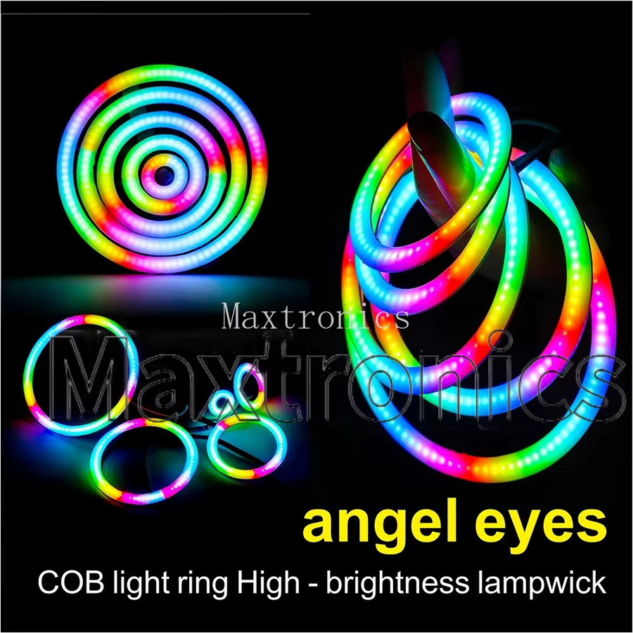 Angel's Eye FCOB RGB LED-Ring mit Bluetooth APP-Steuerung und SP611e Controller, individuell adressierbar, Multicolor - Bild 5