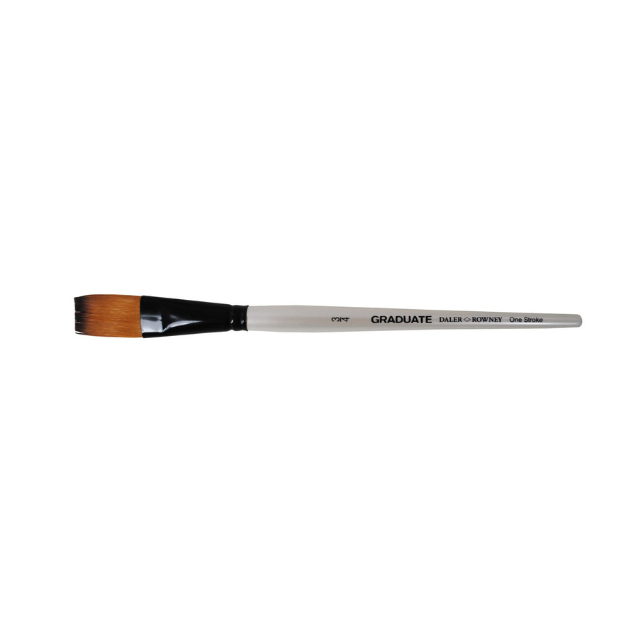 Daler-Rowney Graduate Multitechnik-Pinsel aus Synthetik in Multicolour, Größe 3/4 - Bild 2