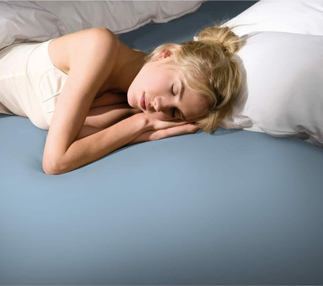 Formesse Spannbettlaken Bella Donna Edel-Frottee in Blau - Bild 1