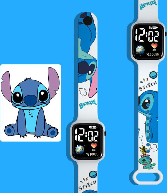 Disney Smartwatch, Digitaluhr, Silikon, Schwarz, Kinder - Bild 1