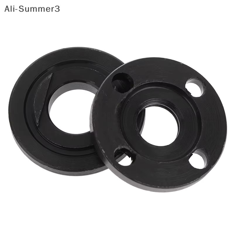 Innenflanschmutternsatz aus Stahl für Winkelschleifer mit M14 Welle, Blued Black Metalldruckplatte für 125 mm, 150 mm, 180 mm und 230 mm - Bild 2