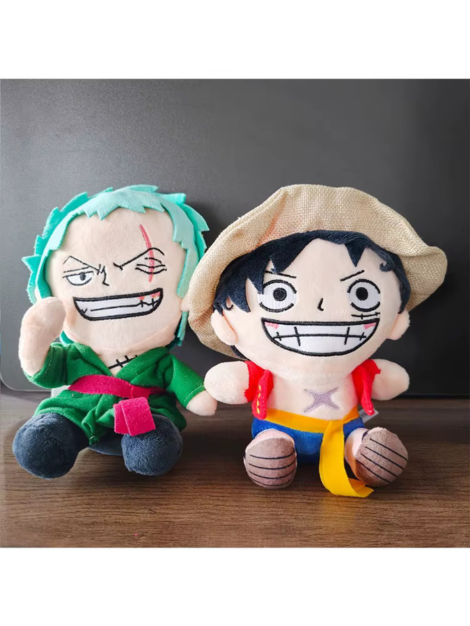 Bandai One Piece Zoro Luffy Plüschtiere, 25cm, Bunt / Mehrfarbig - Bild 3