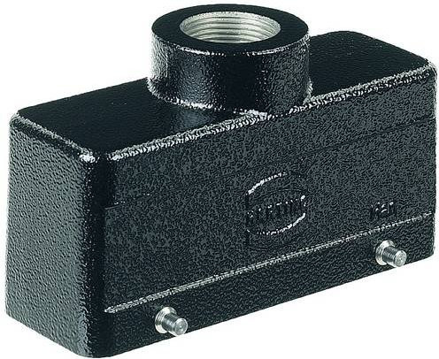 Harting Tüllengehäuse 19370241421 in Schwarz aus Aluminium - Bild 1