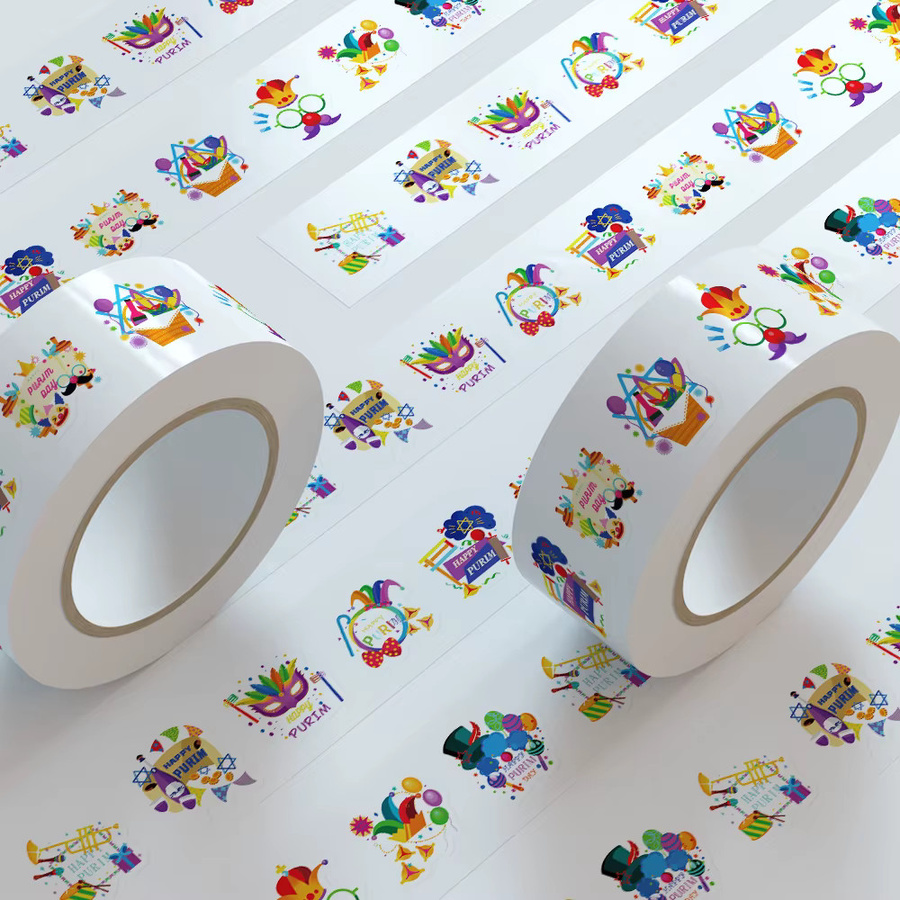 500 Stück Cartoon Graffiti Purim Roll Aufkleber, wasserdichte ästhetische Sticker in Multicolour für Telefon, Laptop, Notebook, Skateboard und Gitarre - Bild 2