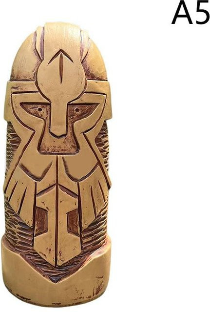 SweetBabies Freya Wikingergöttin Statue als beige Harzskulptur zur Bodenmontage für deine nordische Heimdekoration - Bild 1