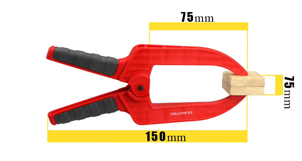 Countryman Tools Flexible Kunststoff-Federklemme in Rot, 15,24 cm - Bild 2