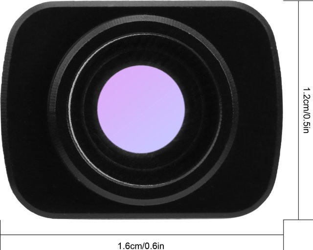 Magnetisches anamorphotisches Weitwinkel-Objektiv für DJI Osmo Pocket 1 und Pocket 2, Schwarz - Bild 1