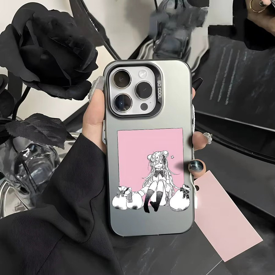 H-Happy Sugar Life Anime Handyhülle für iPhone 11 bis iPhone 17 Pro Max in Mehrfarbig Matt Metallic Aurora - Bild 4