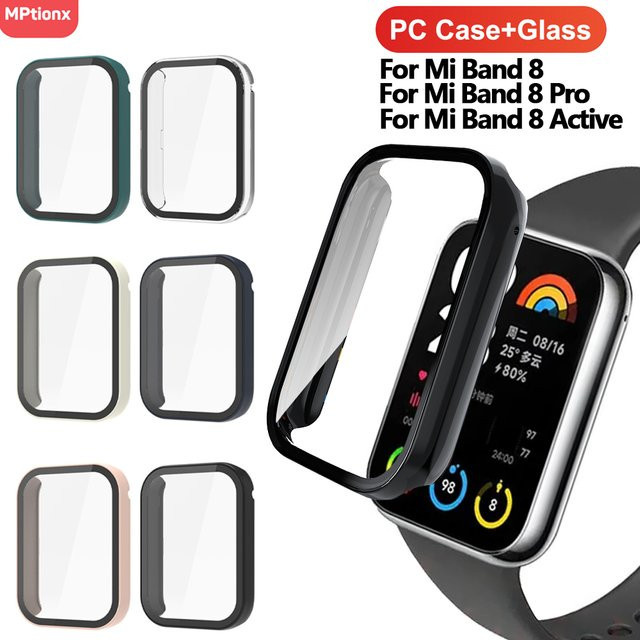 Mptionx Uhrenzubehör für Xiaomi Mi Band 8 Pro, Silikon, Weiß, Unisex - Bild 1