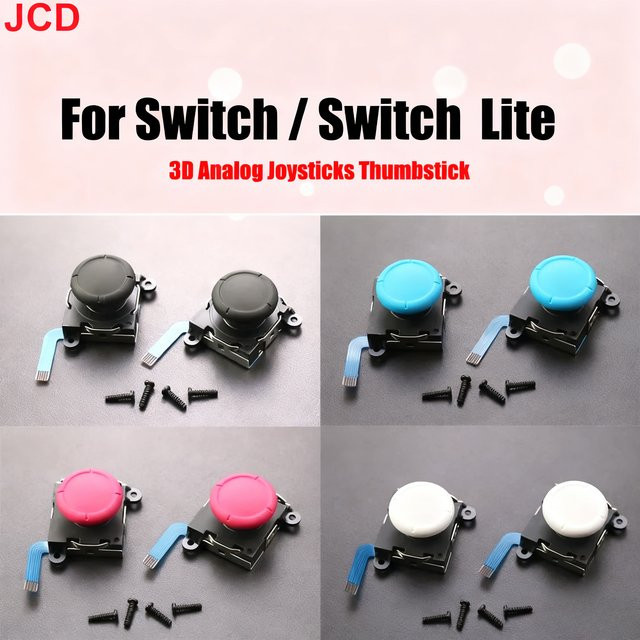 Original Joycon Joystick Ersatzteil für Nintendo Switch, NS Lite und OLED Controller in Blau, Schwarz oder Rot für Links und Rechts - Bild 1
