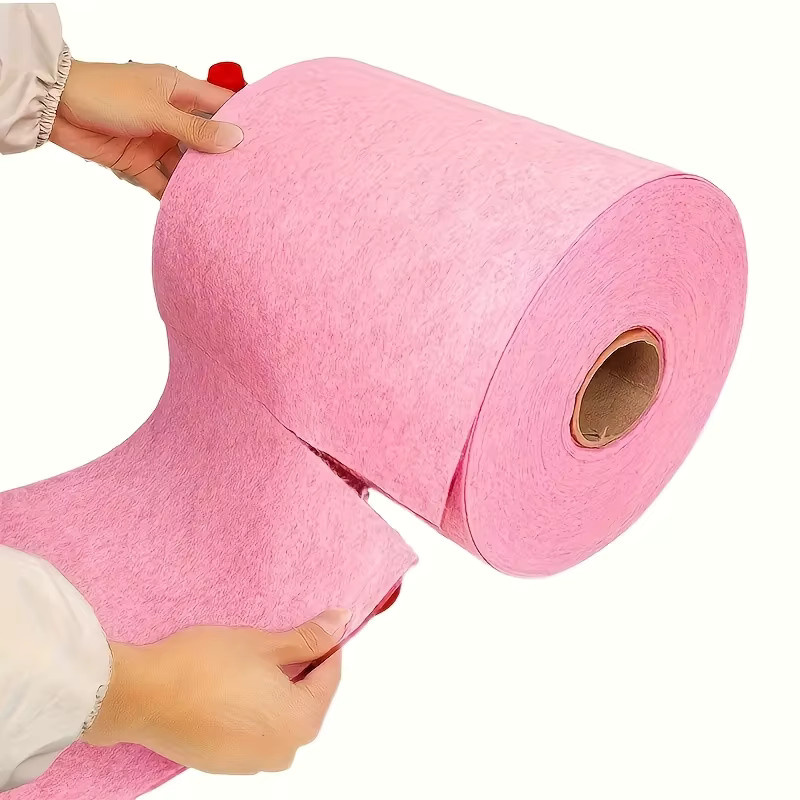 4M Wiederverwendbare Küchen-Spültuchrolle in Orange, Waschbare und Saugfähige Reinigungstücher als Alternative zu Papiertüchern - Bild 2