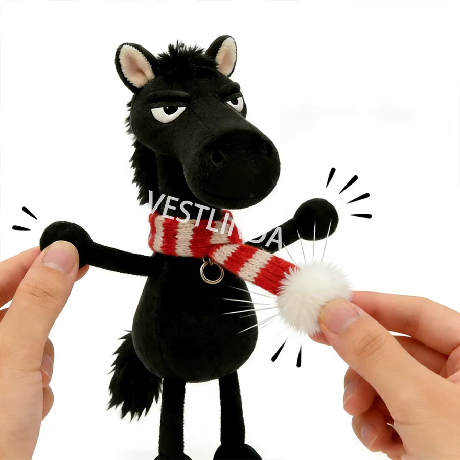 BEAST KINGDOM Stolzes Pony Schlüsselanhänger, 3er-Set, Plüschfigur - Bild 2
