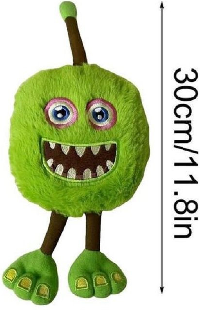 BC Pet Supplies My Singing Monsters Wubbox Plüschtier, grün, ab 3 Jahren - Bild 1