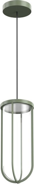 Flos In Vitro Pendelleuchte Outdoor in Grün aus Aluminium und Borosilikatglas, dimmbar - Bild 1