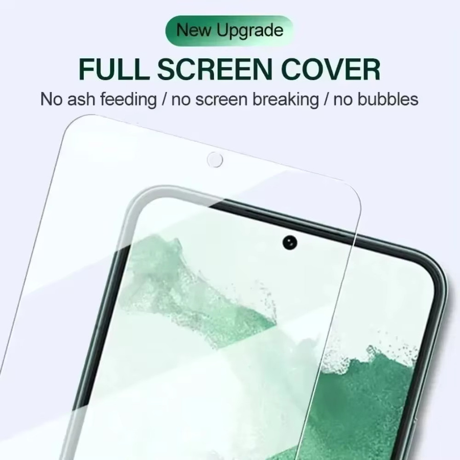 Samsung Schutzfolie aus gehärtetem Glas für S25 Edge, S24 Ultra und S23 FE Plus, transparent, HD Anti-Kratz-Displayschutz mit Fingerabdruck-Entriegelung - Bild 4