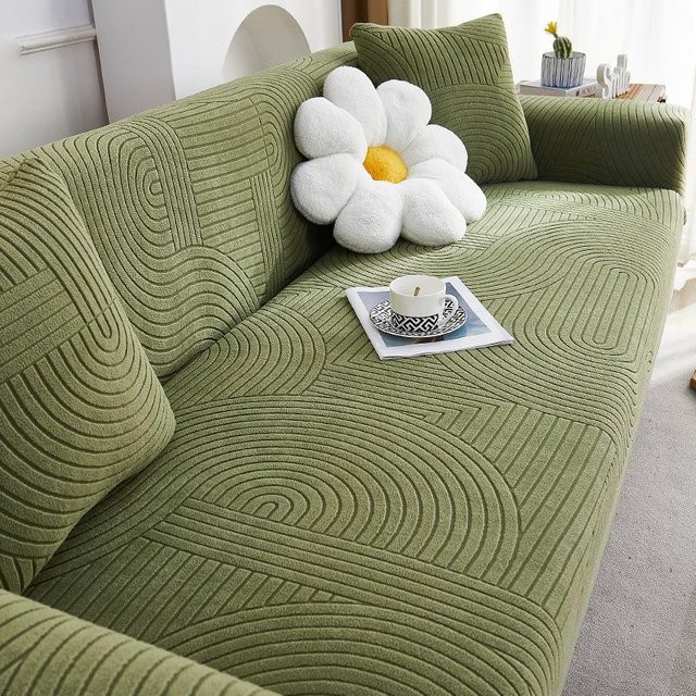 Dehnbarer und kratzfester Sofabezug von Warmth Home, rutschfest und elastisch, für Sofas von 145-185 cm Breite - Bild 1