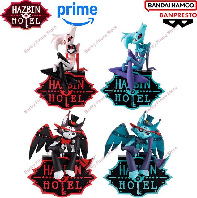 Banpresto Hazbin Hotel Angel Dust und Husk Anime Actionfiguren Multicolor Collection Modell - Bild 1