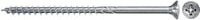Fischer Spanplattenschraube Power-Fast II mit Senkkopf, verzinkt, Farbe: Silber/Blau, Durchmesser: 5,0 mm, Länge: 90,0 mm - Bild 1