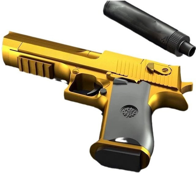 BP Desert Eagle Spielzeugpistole, Shell Ejection, Gelb - Bild 1