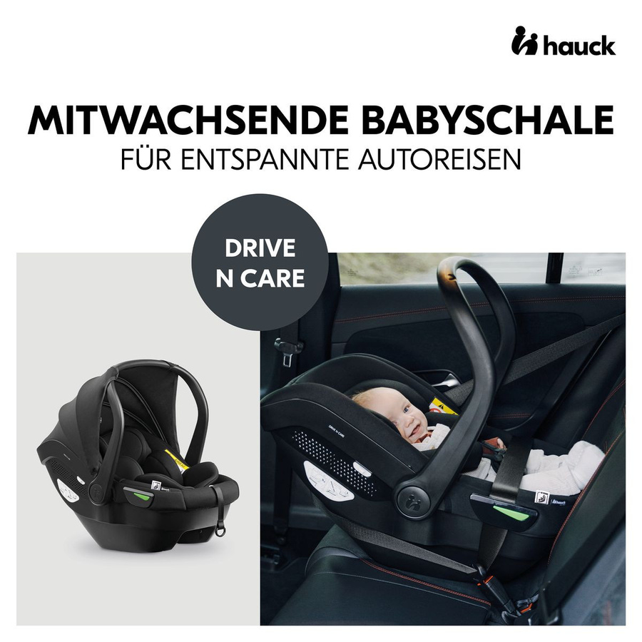 Hauck Buggy Move N Care 2in1 Travel Set mit Kindersitz und Adaptern, Dunkelgrau - Bild 1