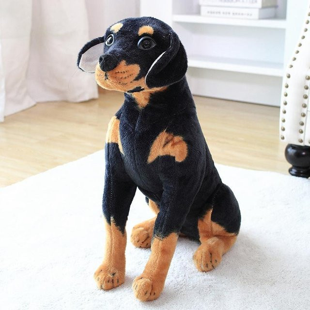 Kidsly Stehender Collie Gefleckter Hund, Plüschtier, 23cm - Bild 1