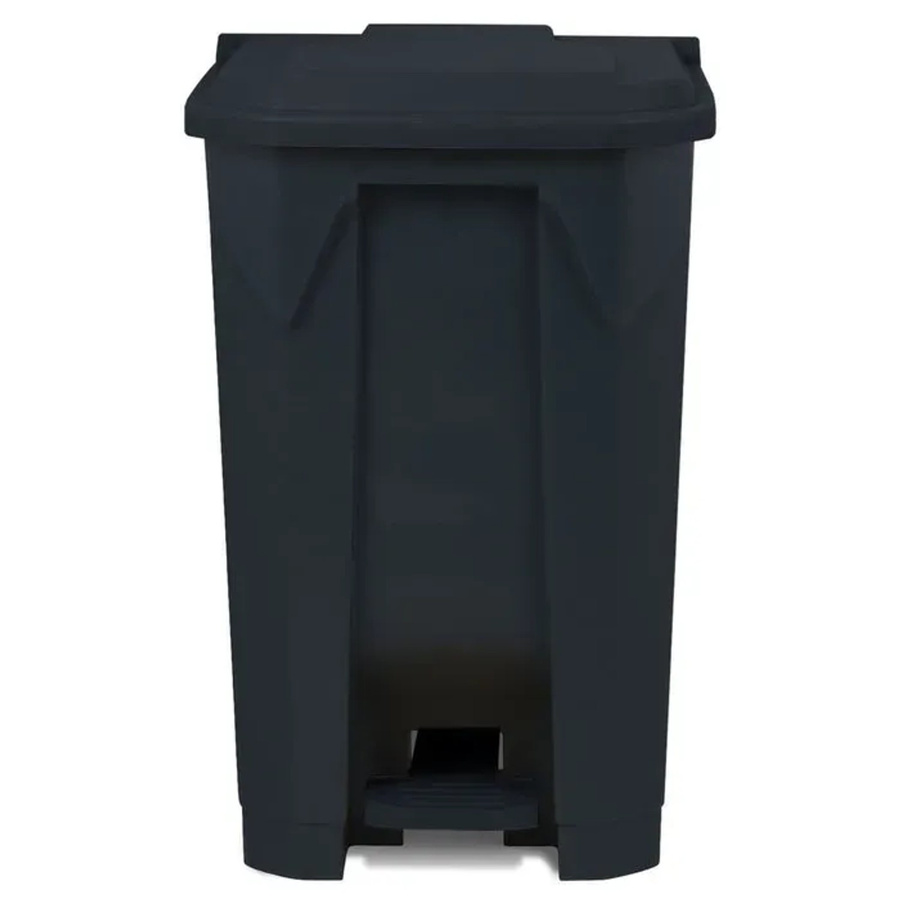 Karat Mülleimer Olaf Step-On Tretmülleimer aus Kunststoff, Grau, 100 Liter - Bild 2