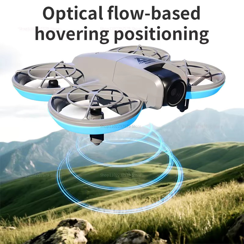 E69 Mini RC Drohne mit 8K HD Kamera, LED und 5G FPV WiFi Fernsteuerung, Quadcopter mit Hindernisvermeidung für Kinder und Erwachsene - Bild 3