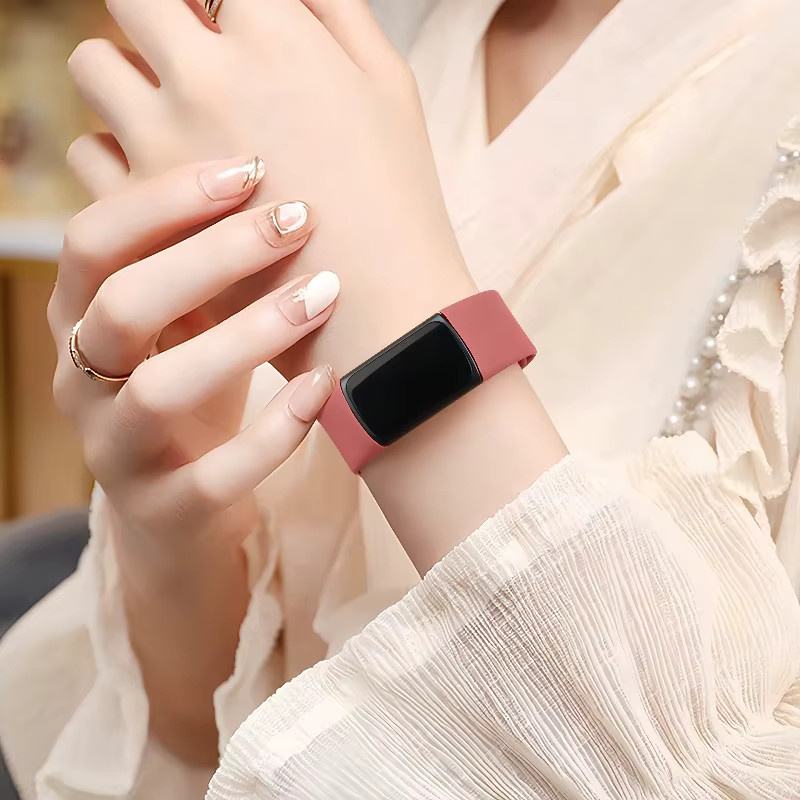 JBAILI Uhrenarmband Silikon, Unisex, Fitbit Charge 5 6 - Bild 4