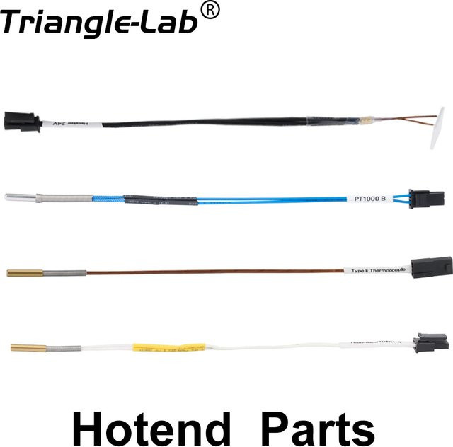 Trianglelab Dragon Ace Hotend-Set mit Kühlkörper, Heizblock, Heatbreak, Heizpatronen, Thermistor PT1000, 104NT-4 und Thermoelementen K500 für FDM-Drucker - Bild 1