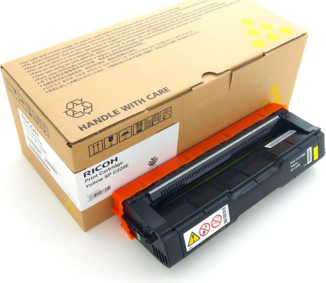 Ricoh Tonerpatrone Gelb für Aficio SP C220N, SP C220S, SP C221N, SP C221SF, SP C222DN, SP C222SF mit 2000 Seiten Reichweite - Bild 1