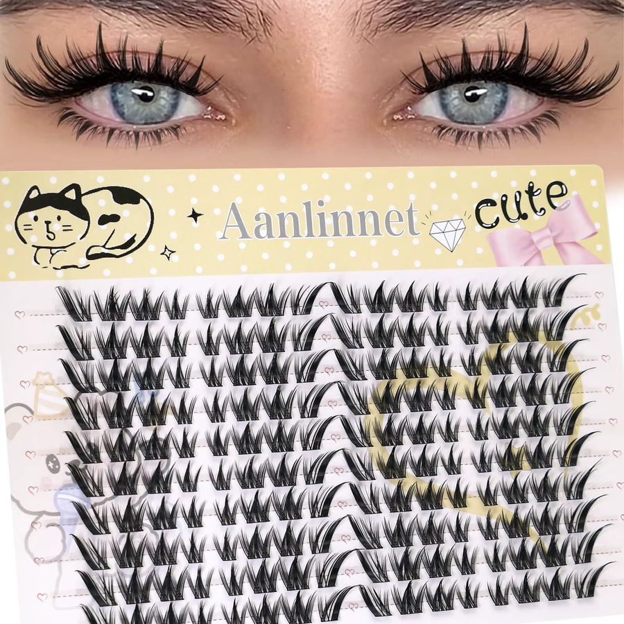 Anlinnet Künstliche Wimpern, Natürlich - Bild 2