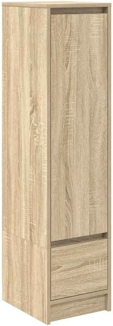 vidaXL Highboard Sonoma Eiche, Wandmontage, Braun, B/T/H: 29,5 x 34 x 119,5 cm - Bild 1