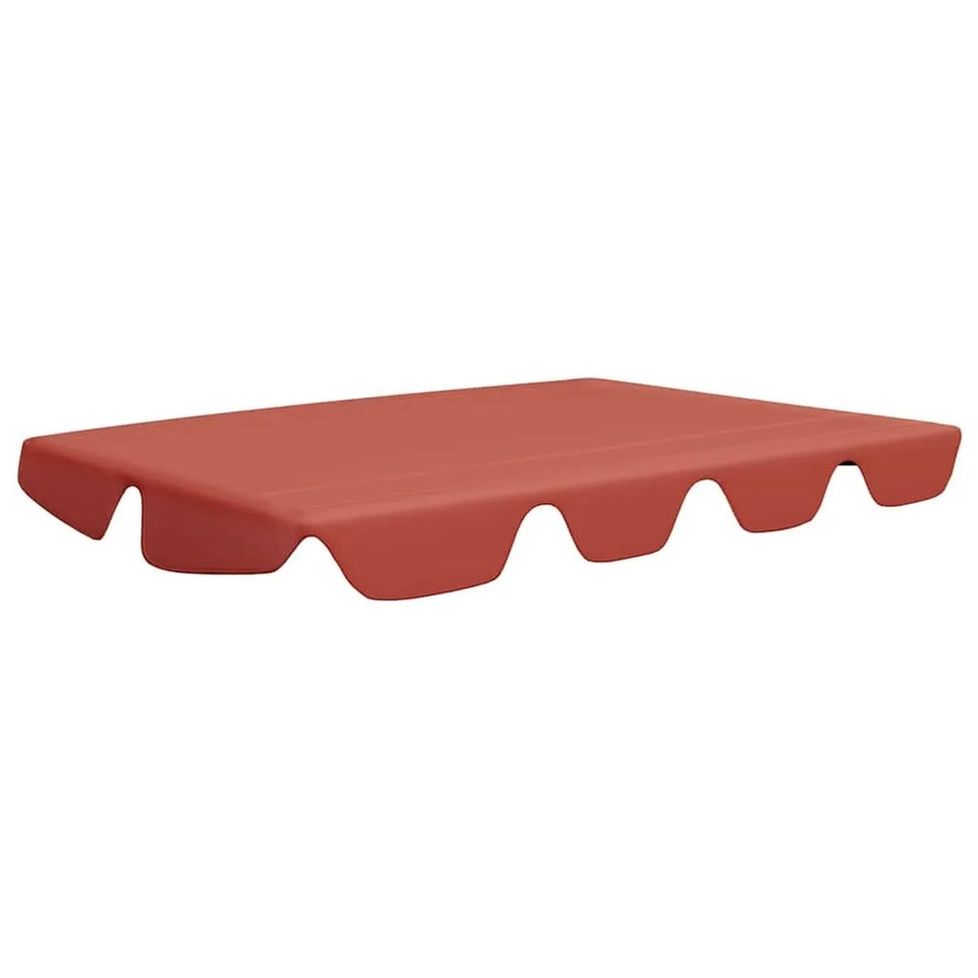 vidaXL Ersatzdach für Hollywoodschaukel aus Polyester in Terracotta B/T: 150 x 105 cm, H: 130 x 70 cm - Bild 2