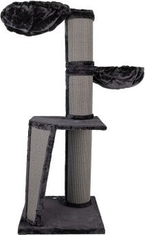 Canadian Cat Company Kratzbaum Regina XL in Anthrazit mit Sisal und Plüsch, B/T/H: 60 x 60 x 165 cm - Bild 1
