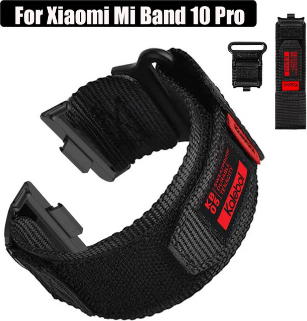 Uhrenarmband Nylon, Schwarz, Unisex - Bild 1