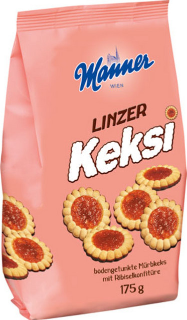 Manner Linzer Keksi 175 g - Bild 1