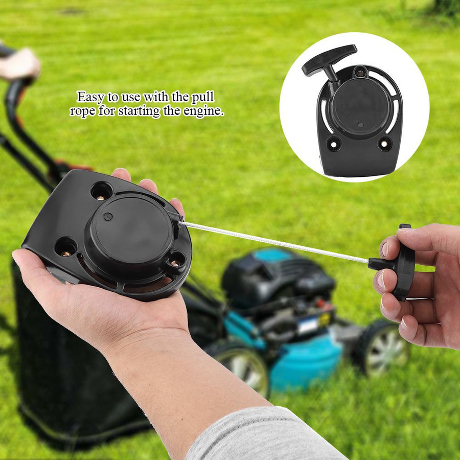 Rückstoßstarter für Rasenmäher und Freischneider mit GX35 Motor in Schwarz - Bild 6