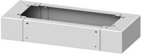Siemens Sockel 8GK9900-0KK43 aus Stahl in Lichtgrau, B: 105,0 cm, T: 25,0 cm, H: 10,0 cm - Bild 1
