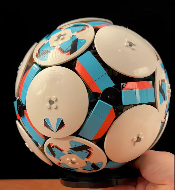 Hot Toys Fußball-Baustein-Puzzle-Modell, 1498 Teile, ab 14 Jahren - Bild 2