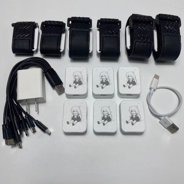 SlimeVR Wireless Motion Capture Tracker mit Low Drift LSM6DSV Chip für PC, SteamVR, Quest und Index in Weiß - Bild 1