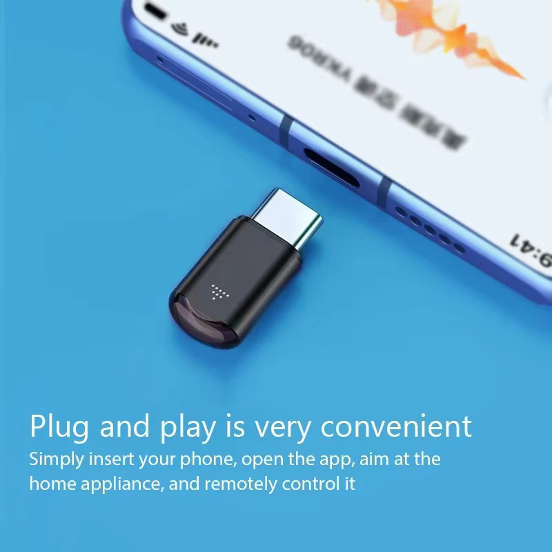 Mini USB Typ C Smart IR Fernbedienung Adapter mit App-Steuerung für Infrarot-Geräte wie TV Box und Klimaanlage - Bild 3