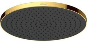Duravit Kopfbrause 1jet 230 MinusFlow Rain, Rund, Gold poliert, Durchmesser: 23 cm - Bild 1