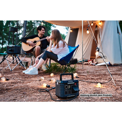 BALDERIA Powerbank PPS500 mit 500 W und 400 Wh in Schwarz und Grau - Bild 3