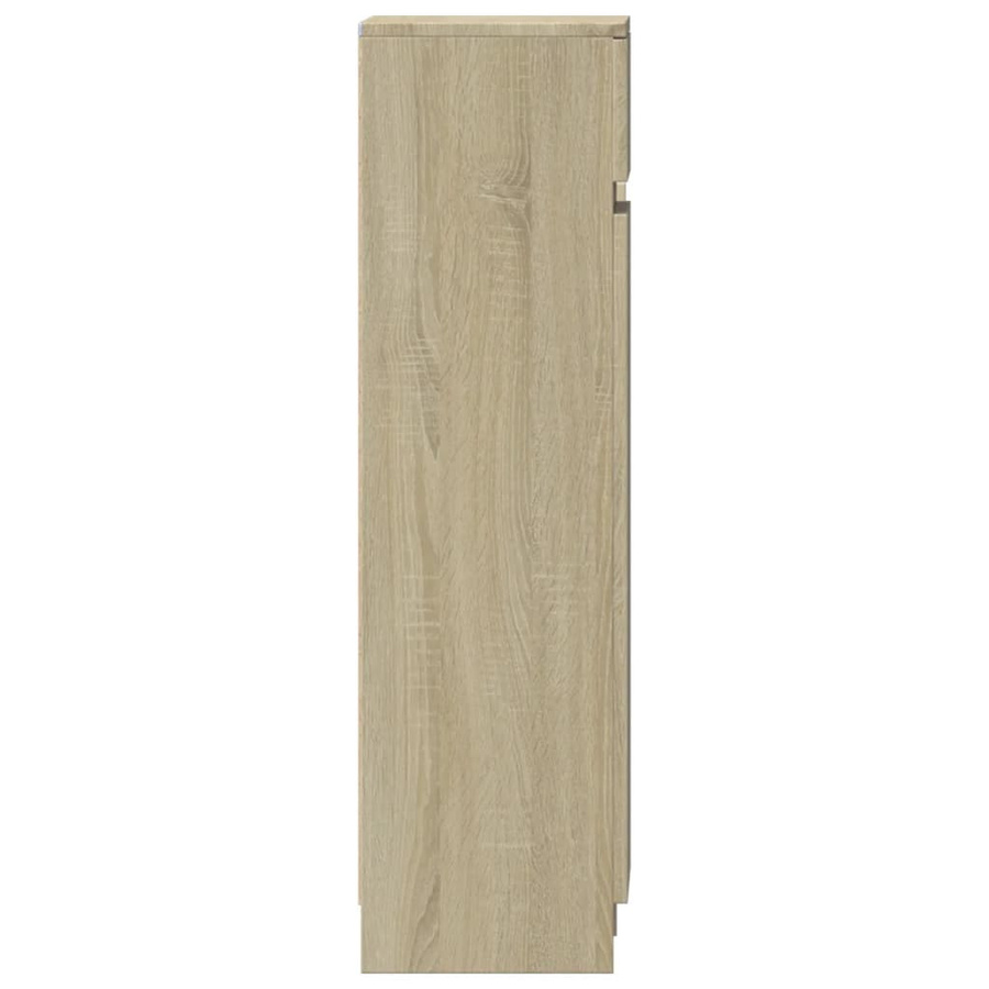 vidaXL Schuhschrank Sonoma-Eiche, Farbe Braun, B/T/H: 100,5 x 28 x 100 cm - Bild 2