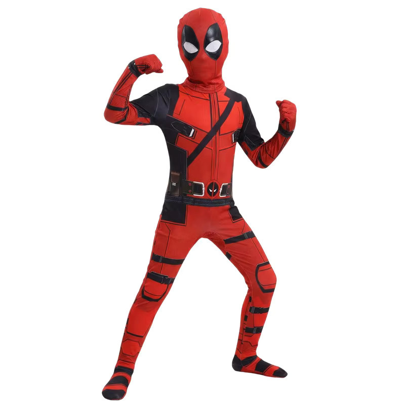 Hot Toys Deadpool Kostüm, Superhelden, mit Schwerttasche und Maske, ab 3 Jahre - Bild 4