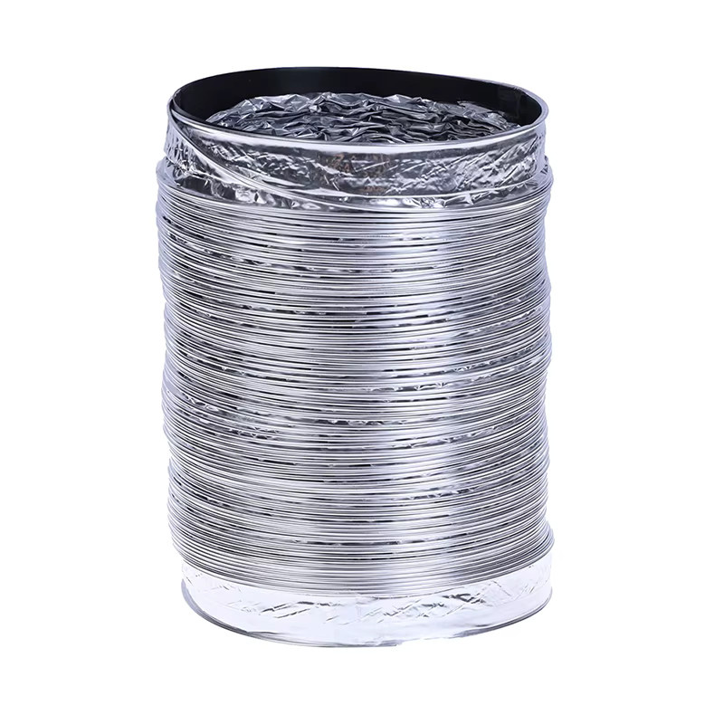 Flexibler Aluminium-Abluftkanal in Silber, Durchmesser: 10 cm, Länge: 150 cm - Bild 2