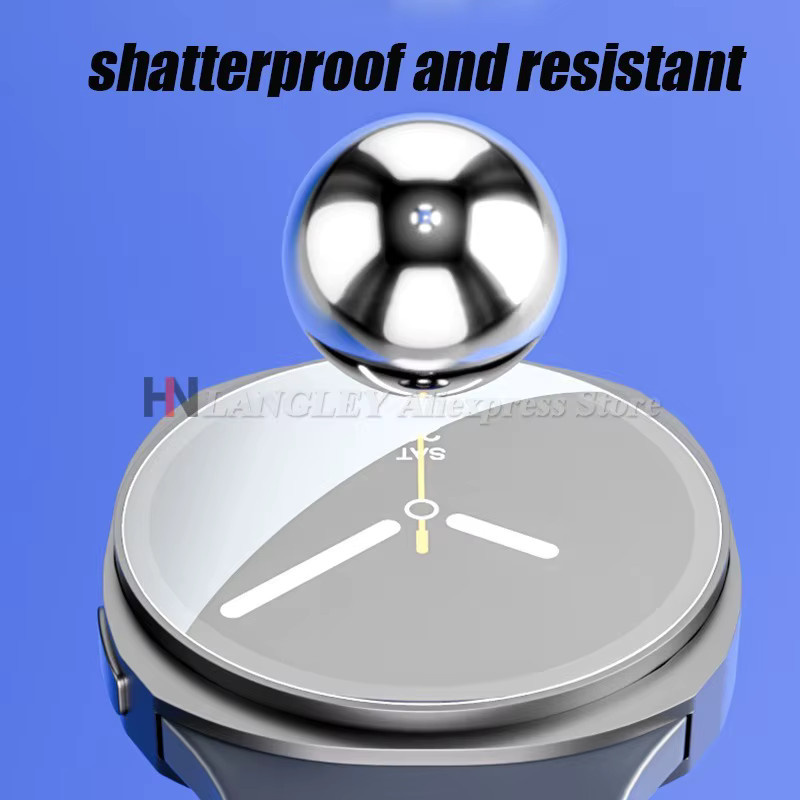 Displayschutzfolie aus gehärtetem Glas für Samsung Galaxy Watch 8 Classic und Galaxy Ultra 2025, transparent, bruchsicher - Bild 2