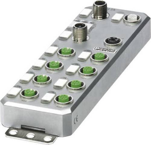 Phoenix Contact AXL E ETH DIO16 M12 6P 2701534 SPS-Erweiterungsmodul mit Ethernet/LAN in Silber, 24 V/DC - Bild 1
